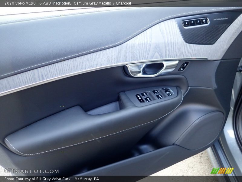 Osmium Gray Metallic / Charcoal 2020 Volvo XC90 T6 AWD Inscription