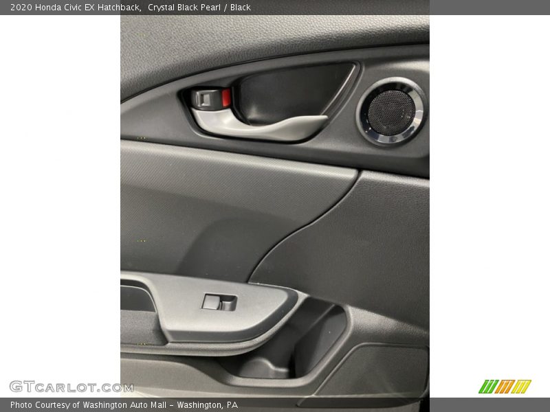 Crystal Black Pearl / Black 2020 Honda Civic EX Hatchback