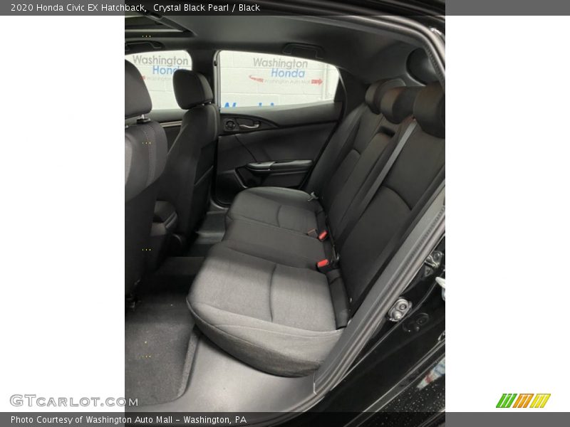 Crystal Black Pearl / Black 2020 Honda Civic EX Hatchback
