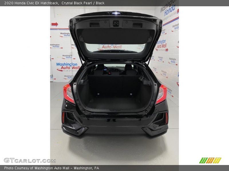 Crystal Black Pearl / Black 2020 Honda Civic EX Hatchback