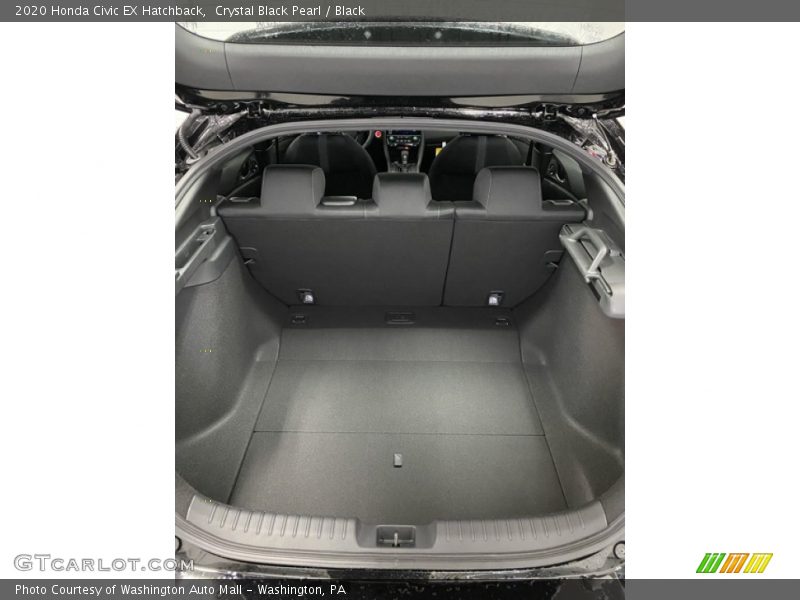 Crystal Black Pearl / Black 2020 Honda Civic EX Hatchback