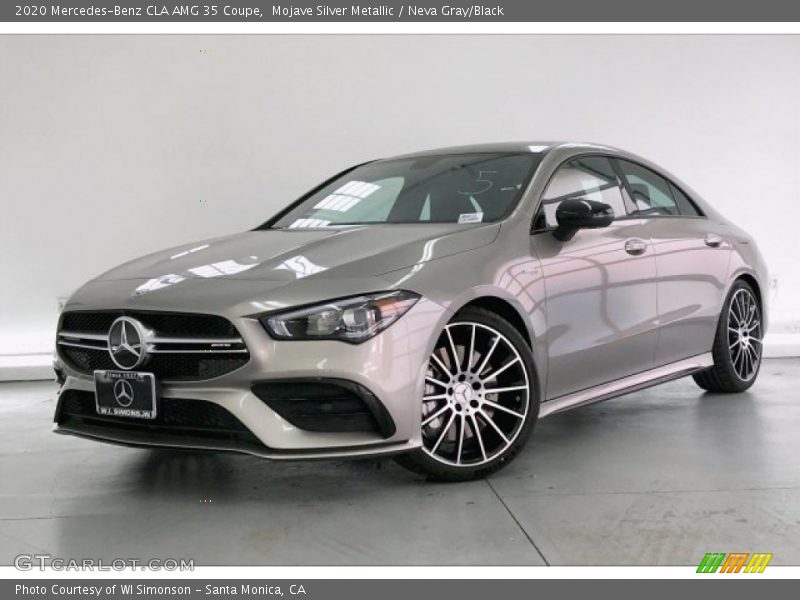 Mojave Silver Metallic / Neva Gray/Black 2020 Mercedes-Benz CLA AMG 35 Coupe