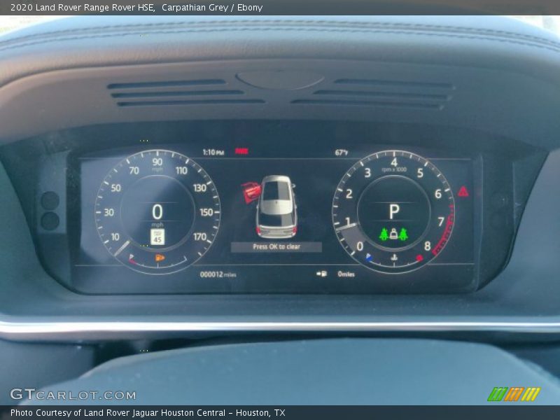 Carpathian Grey / Ebony 2020 Land Rover Range Rover HSE