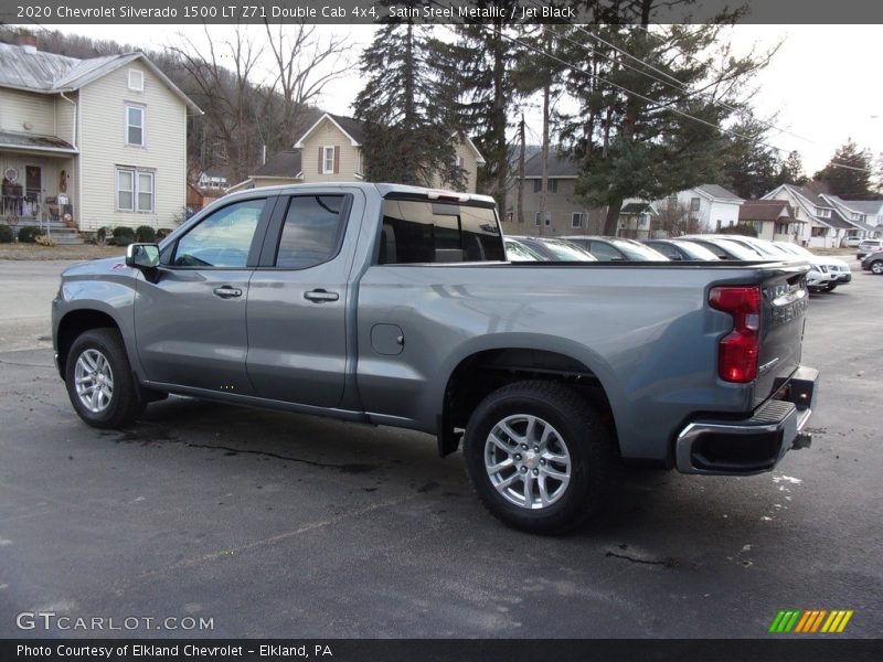 Satin Steel Metallic / Jet Black 2020 Chevrolet Silverado 1500 LT Z71 Double Cab 4x4