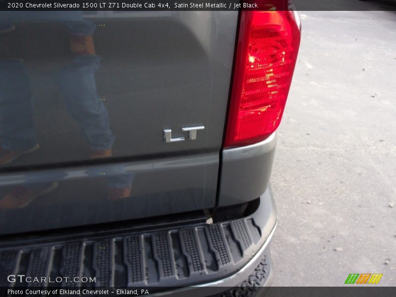 Satin Steel Metallic / Jet Black 2020 Chevrolet Silverado 1500 LT Z71 Double Cab 4x4