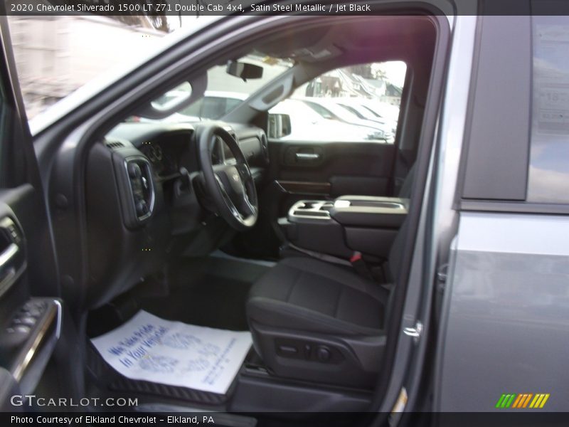 Satin Steel Metallic / Jet Black 2020 Chevrolet Silverado 1500 LT Z71 Double Cab 4x4