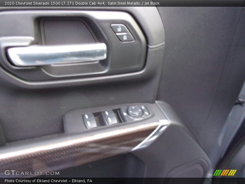 Satin Steel Metallic / Jet Black 2020 Chevrolet Silverado 1500 LT Z71 Double Cab 4x4