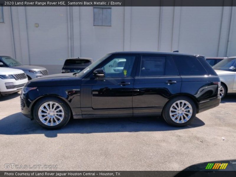 Santorini Black Metallic / Ebony 2020 Land Rover Range Rover HSE