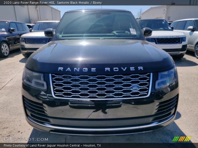 Santorini Black Metallic / Ebony 2020 Land Rover Range Rover HSE