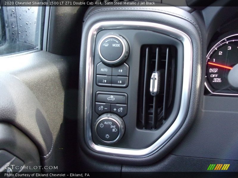 Satin Steel Metallic / Jet Black 2020 Chevrolet Silverado 1500 LT Z71 Double Cab 4x4
