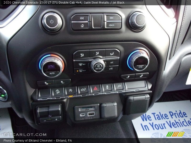Satin Steel Metallic / Jet Black 2020 Chevrolet Silverado 1500 LT Z71 Double Cab 4x4