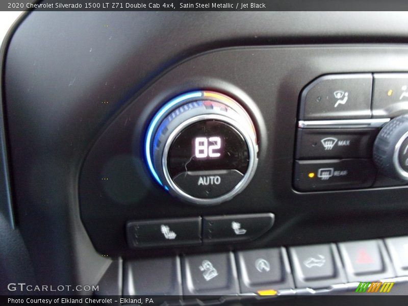 Satin Steel Metallic / Jet Black 2020 Chevrolet Silverado 1500 LT Z71 Double Cab 4x4
