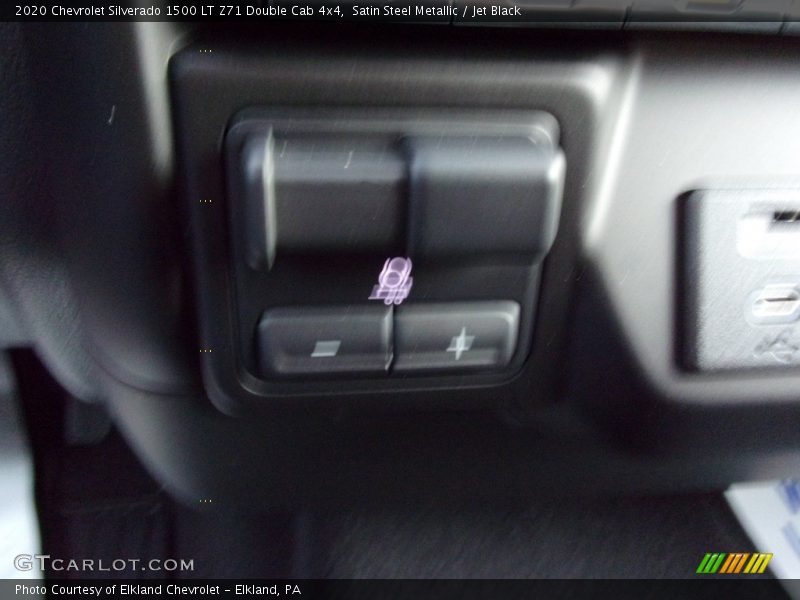 Satin Steel Metallic / Jet Black 2020 Chevrolet Silverado 1500 LT Z71 Double Cab 4x4