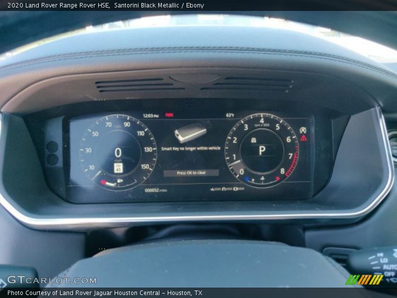 Santorini Black Metallic / Ebony 2020 Land Rover Range Rover HSE