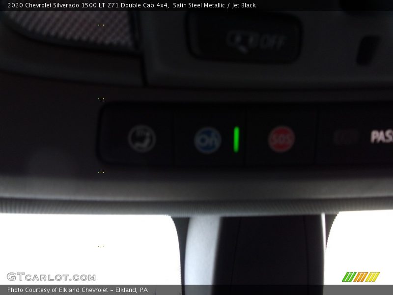 Satin Steel Metallic / Jet Black 2020 Chevrolet Silverado 1500 LT Z71 Double Cab 4x4