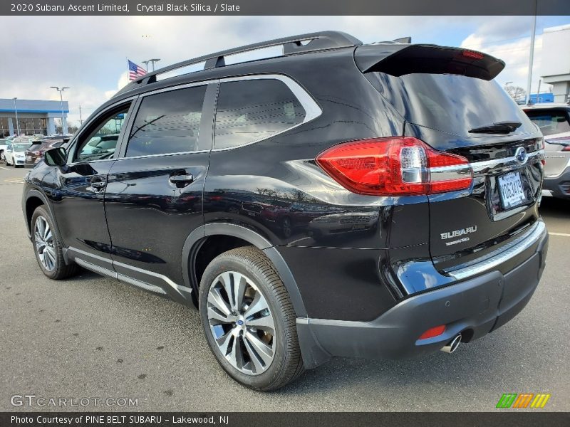 Crystal Black Silica / Slate 2020 Subaru Ascent Limited