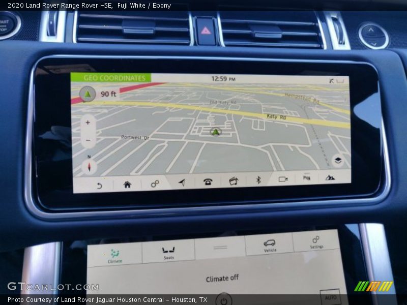 Fuji White / Ebony 2020 Land Rover Range Rover HSE