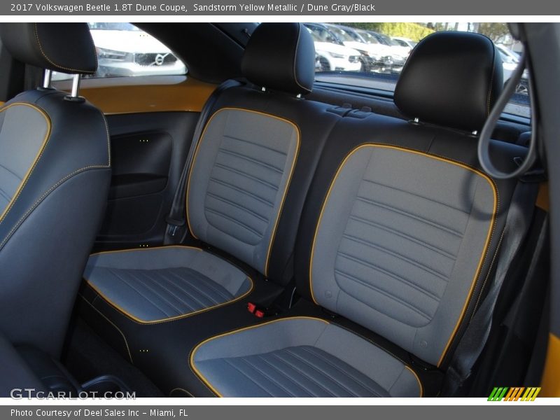 Rear Seat of 2017 Beetle 1.8T Dune Coupe