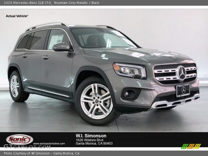 Mountain Grey Metallic / Black 2020 Mercedes-Benz GLB 250