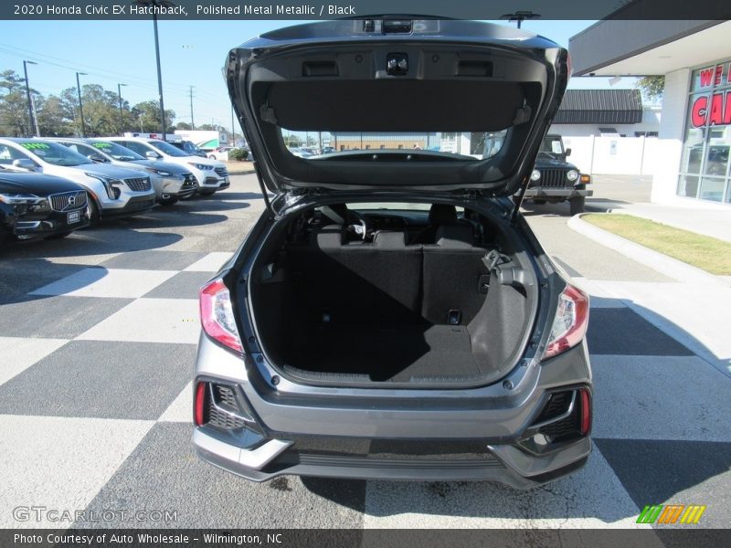 Polished Metal Metallic / Black 2020 Honda Civic EX Hatchback