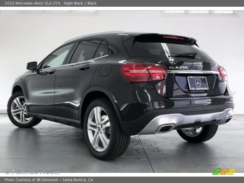 Night Black / Black 2020 Mercedes-Benz GLA 250