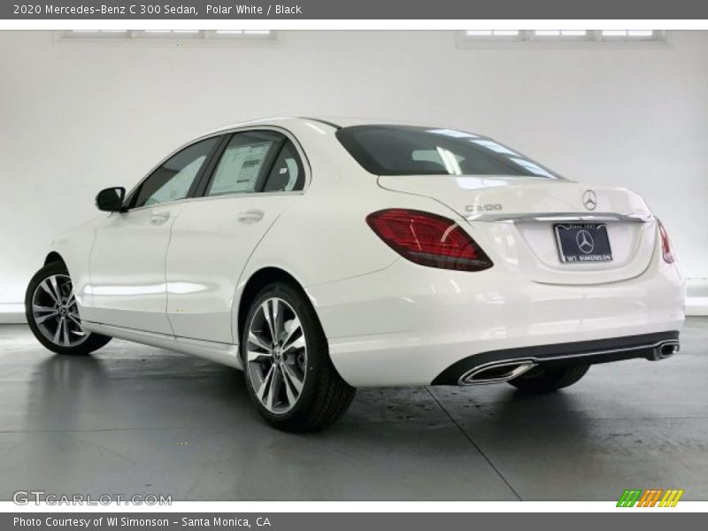 Polar White / Black 2020 Mercedes-Benz C 300 Sedan