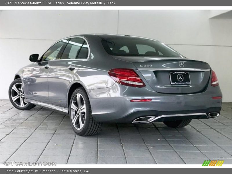 Selenite Grey Metallic / Black 2020 Mercedes-Benz E 350 Sedan