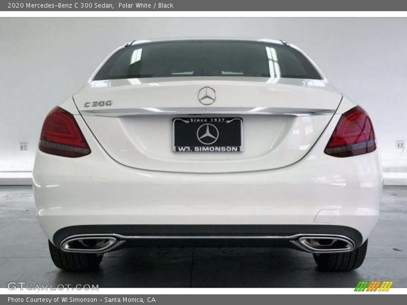 Polar White / Black 2020 Mercedes-Benz C 300 Sedan