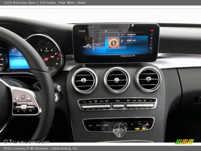 Polar White / Black 2020 Mercedes-Benz C 300 Sedan