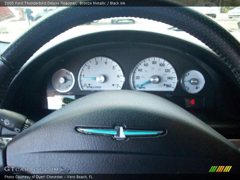 Bronze Metallic / Black Ink 2005 Ford Thunderbird Deluxe Roadster