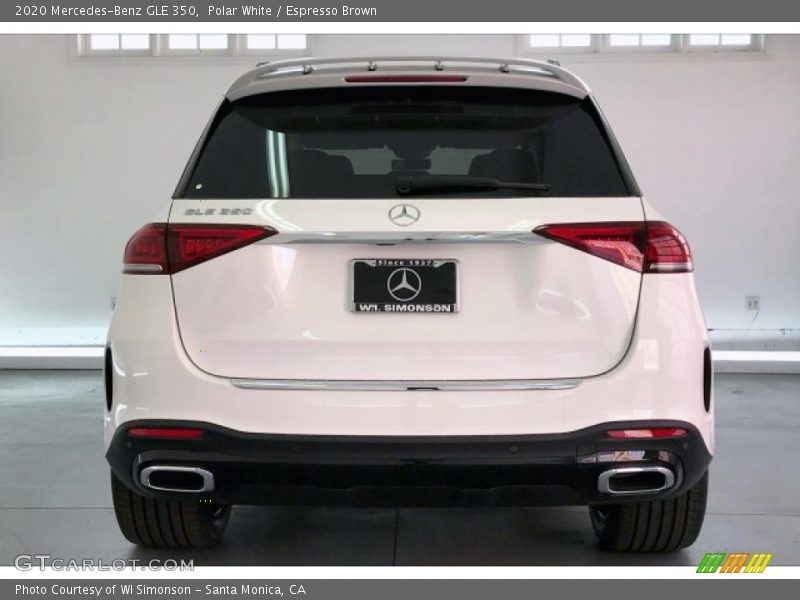 Polar White / Espresso Brown 2020 Mercedes-Benz GLE 350