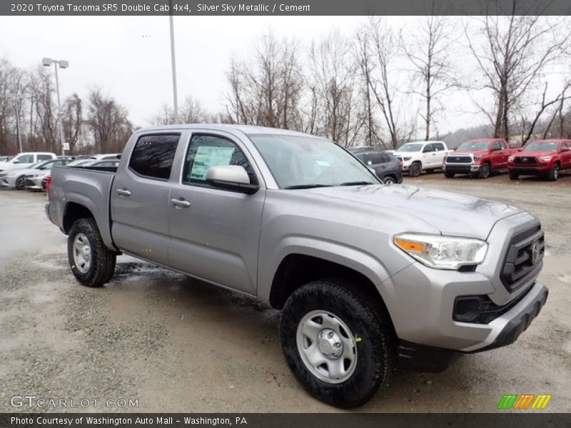 Front 3/4 View of 2020 Tacoma SR5 Double Cab 4x4