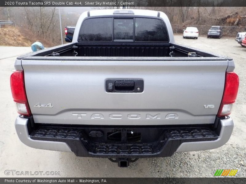 Silver Sky Metallic / Cement 2020 Toyota Tacoma SR5 Double Cab 4x4