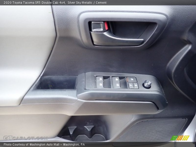 Silver Sky Metallic / Cement 2020 Toyota Tacoma SR5 Double Cab 4x4