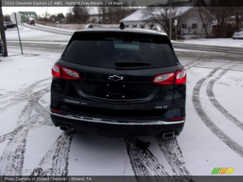 Nightfall Gray Metallic / Jet Black 2020 Chevrolet Equinox LT AWD
