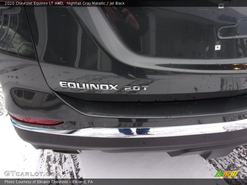 Nightfall Gray Metallic / Jet Black 2020 Chevrolet Equinox LT AWD