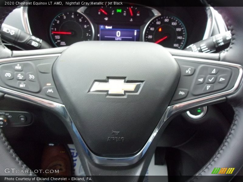 Nightfall Gray Metallic / Jet Black 2020 Chevrolet Equinox LT AWD