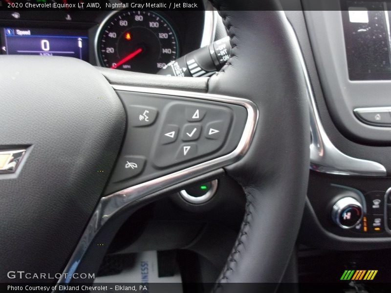 Nightfall Gray Metallic / Jet Black 2020 Chevrolet Equinox LT AWD