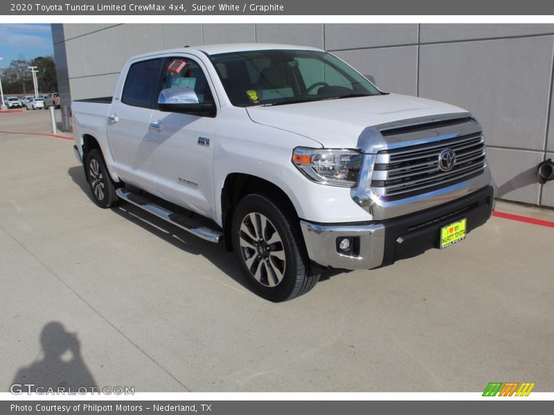 Super White / Graphite 2020 Toyota Tundra Limited CrewMax 4x4
