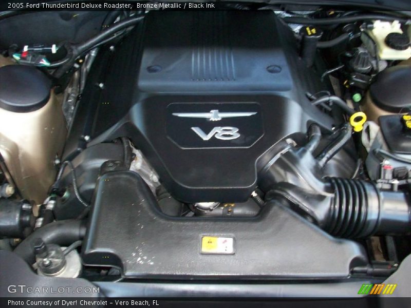Bronze Metallic / Black Ink 2005 Ford Thunderbird Deluxe Roadster