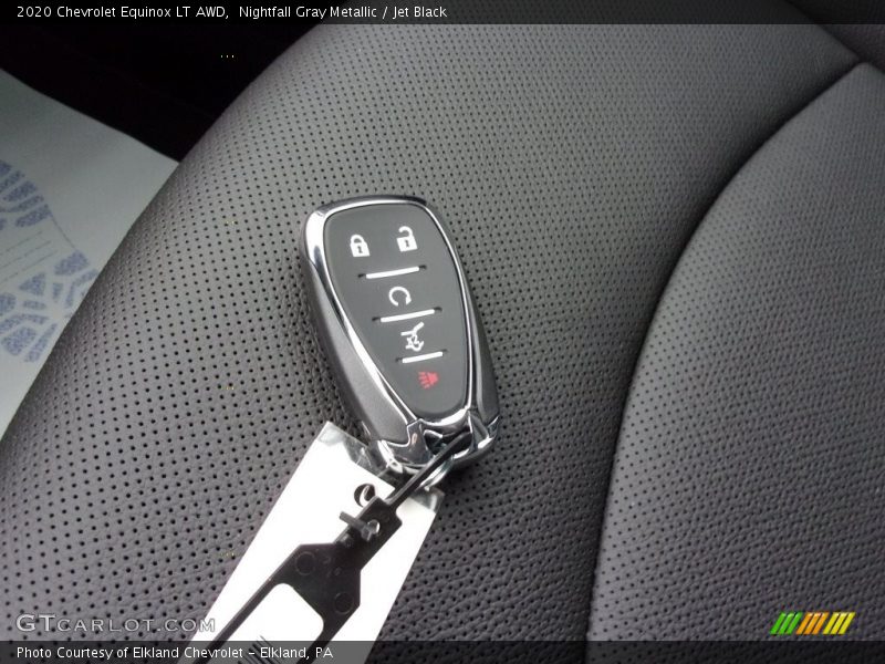 Nightfall Gray Metallic / Jet Black 2020 Chevrolet Equinox LT AWD