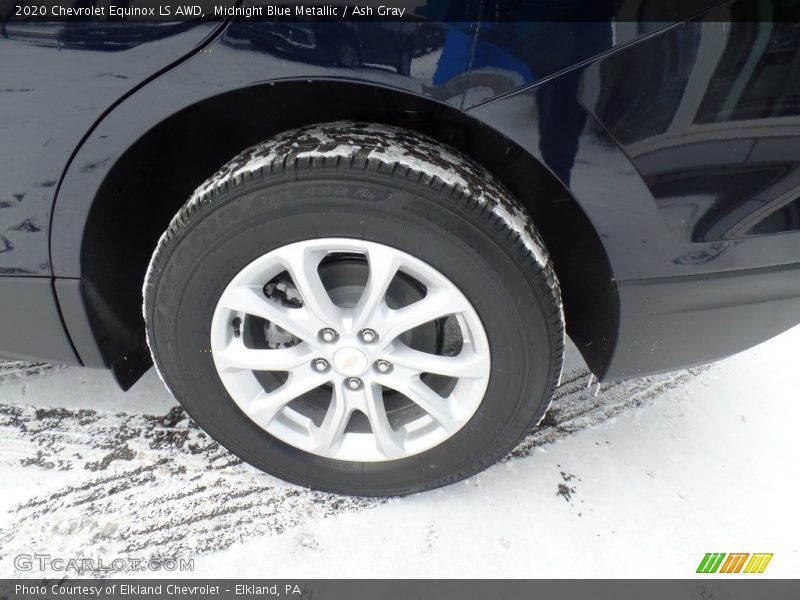 Midnight Blue Metallic / Ash Gray 2020 Chevrolet Equinox LS AWD