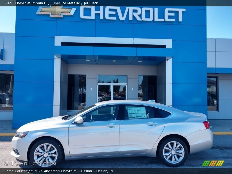 Silver Ice Metallic / Jet Black 2020 Chevrolet Impala LT