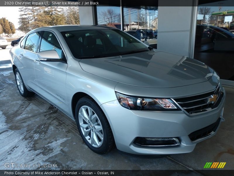 Silver Ice Metallic / Jet Black 2020 Chevrolet Impala LT