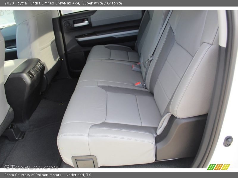 Rear Seat of 2020 Tundra Limited CrewMax 4x4