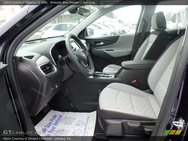 Midnight Blue Metallic / Ash Gray 2020 Chevrolet Equinox LS AWD