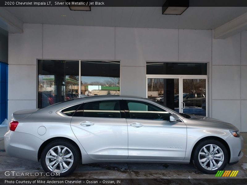 Silver Ice Metallic / Jet Black 2020 Chevrolet Impala LT