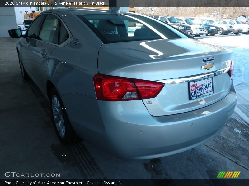 Silver Ice Metallic / Jet Black 2020 Chevrolet Impala LT