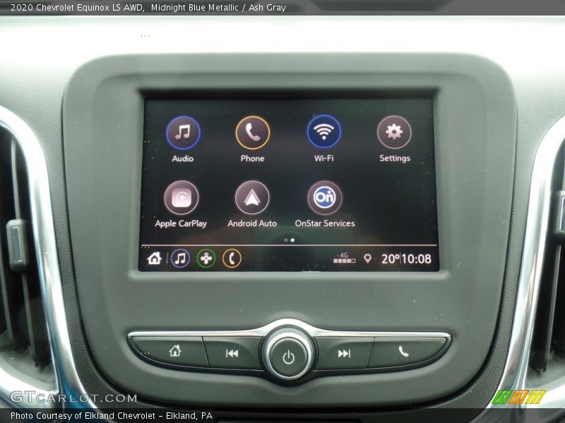 Midnight Blue Metallic / Ash Gray 2020 Chevrolet Equinox LS AWD