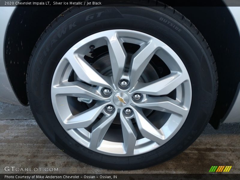 Silver Ice Metallic / Jet Black 2020 Chevrolet Impala LT
